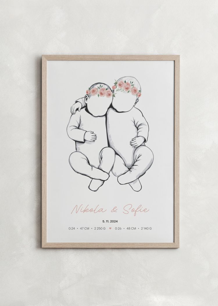 plakaty na miru dvojcata holcicka a holcicka 02