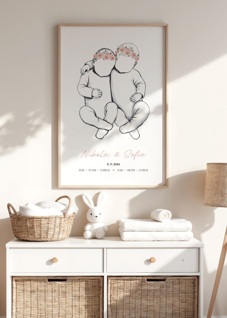 plakaty na miru dvojcata holcicka a holcicka 03