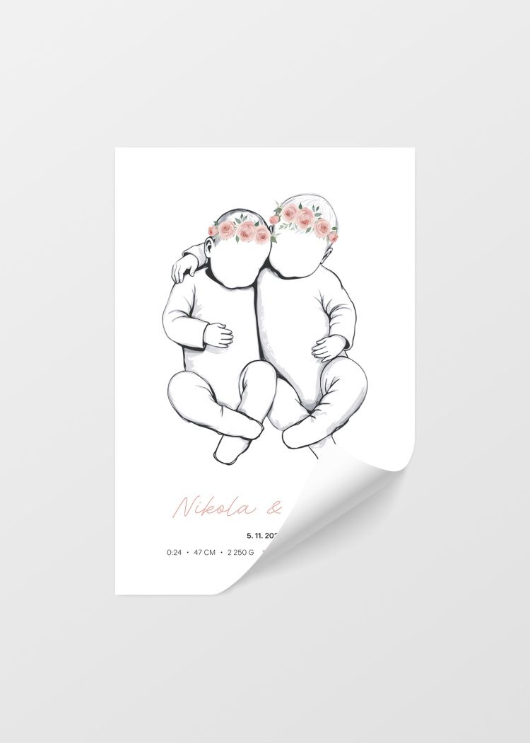 plakaty na miru dvojcata holcicka a holcicka 04